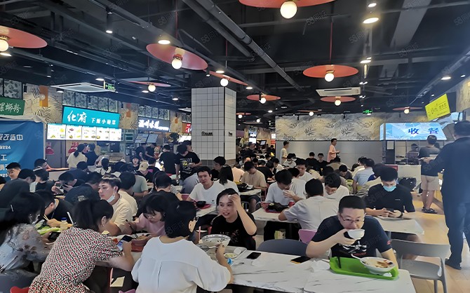 龍巖高校食堂就餐現(xiàn)場圖片