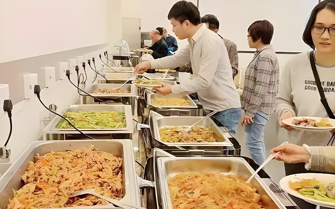 晉江食堂承包商打造綠色環(huán)保餐廳